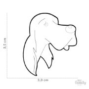 My Family Dog Tag - Ръчно изработен адресник , Irish Setter Dog за кучета 3.0 см/ 3.5 см. 2