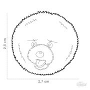 My Family Dog Tag - Ръчно изработен адресник ,Bichon Frise Dog за кучета 2.7 см/ 2.6 см. 2