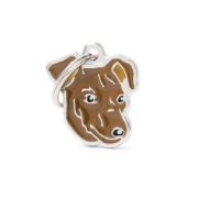 My Family Dog Tag - Ръчно изработен адресник , Pinscher Dog за кучета 2.5 см/ 2.4 см. 1