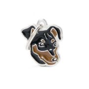 My Family Dog Tag - Ръчно изработен адресник , Pinscher Dog за кучета 2.5 см/ 2.4 см. 4