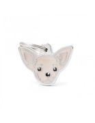 My Family Dog Tag - Ръчно изработен адресник , Chihuahua Dog за кучета 2.5 см/ 2.2 см. 2