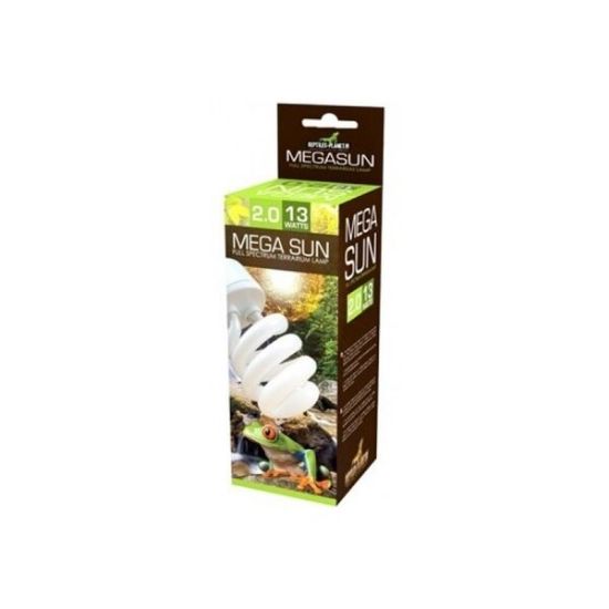 Savannah Mega Sun lampe reptiles UVA-UVB - Спирална лампа за терариум, 2.0 - 13 W