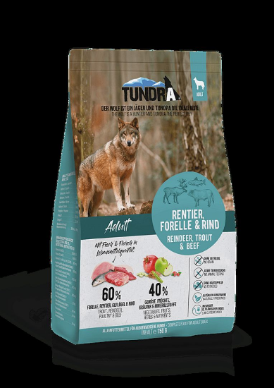 Tundra Deer Trout and Beef - Премиум суха храна за израснали кучета, без зърно, с еленско , пъстърва и говеждо месо, 11.34