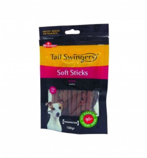 Pet Interest Soft Sticks with duck - Лакомство за кучета, меки натурални пръчици с патешко, 100 гр