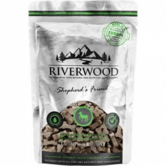 RIverwood - Хрупкави лакомства за кучета, агнешко и заешко месо, 200 гр