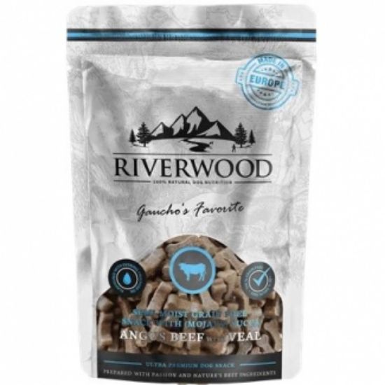 RIverwood - Хрупкави лакомства за кучета, телешко и говеждо месо, 200 гр