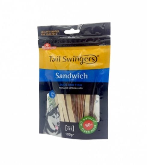 Pet Interest Duck and Fish - Вкусно лакомство за кучета - пръчици с патица и риба, 100 гр