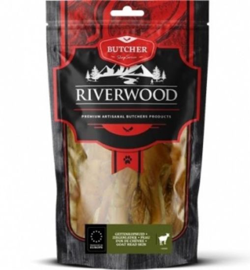 RIverwood - Сушени лакомства за кучета, кожа от коза, 150 гр