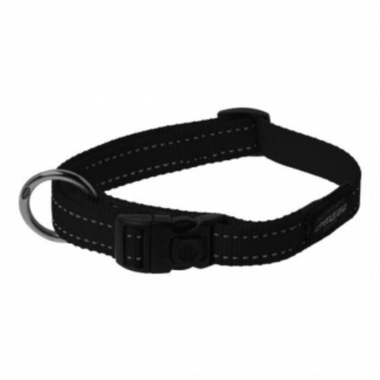 Rogz Collar Black Dog - Нашийник за куче 16мм/ 26 – 40 см. черен