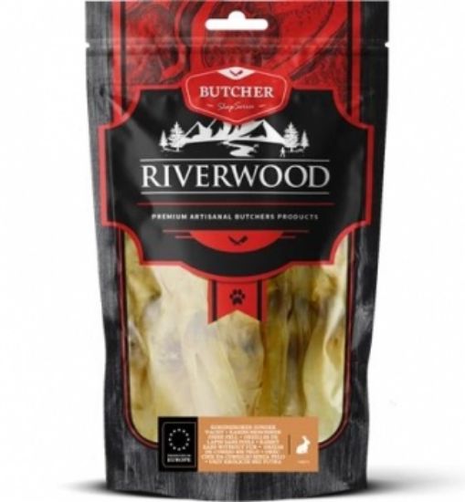 RIverwood - Сушени лакомства за кучета със заешки уши, 100 гр