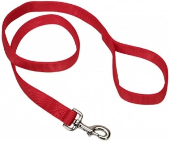 Pet Interest Single Leash L - Модерен едноцветен повод за кучета, 2,5*120 см. - червен