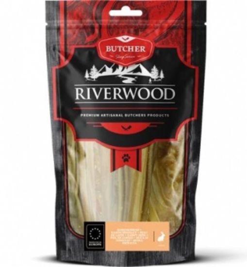 RIverwood - Сушени лакомства за кучета със заешка кожа, 150 гр