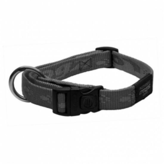 Rogz Alpinist Collar Large - Нашийник за кучета 20мм/-34-56 см. платинум сив