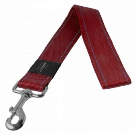 Rogz Landing Strip XXL - Предпазен автомобилен колан за кучета, 4 см/ 50 см. - червен