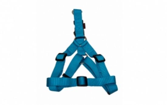 Pet Interest Plain Harness Large - Регулируем нагръдник за кучета, 2,5 * 55-82 см. - светло син