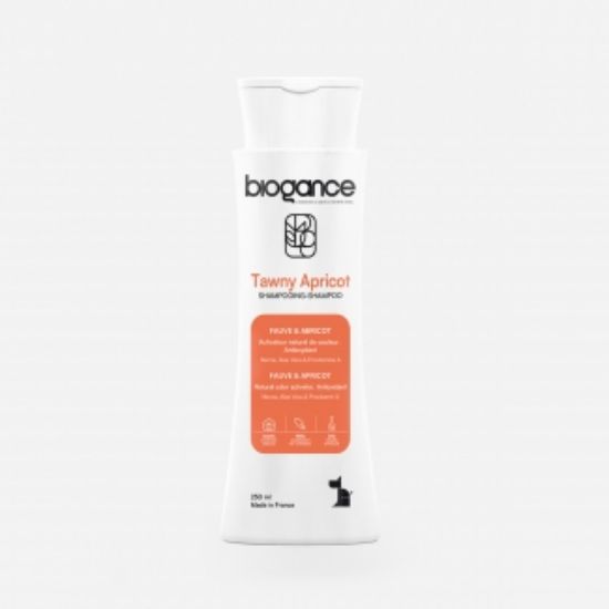Biogance Twany apricot shampoo - Шампоан за кучета с оранжева и кафява козина 250 мл.