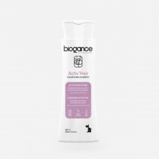 Biogance Activ Hair - Подхранващ,активиращ шампоан за кучета за периода на линеене 250 мл.