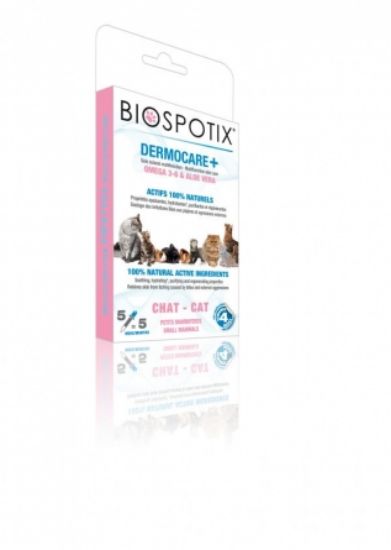 Biogance Dermocare+ Cat Pipettes - Успокояващи и овлажняващи пипети за котки красива кожа и козина, 5 броя