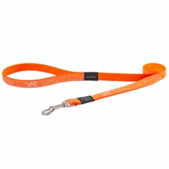 Rogz Fancy Dress Lead M - Повод за кучета , 25 мм/-1,2 метра оранжев