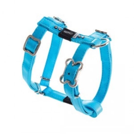 Rogz Luna M- Елегантен нагръдник за кучета с вратна обиколка от 37 до 64 см и гръдна 40 до 70 см. син