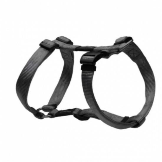 Rogz Fancy Dress Е К2 L - Регулируем нагръдник за кучета, вратна обиколка от 29 до 64 см и гръдна от 45 до 75 см. сив платинум