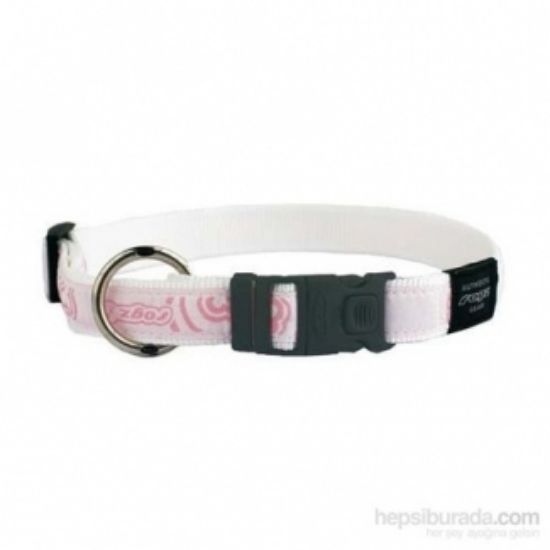 Rogz Trendy Collar XXL Ice cream -Елегантен нашийник за кучета, 40мм/-50-80 см. бяло розов