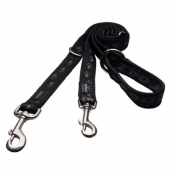 Rogz Alpinist Multi-Purpose Lead XL- Мултифункционален повод за две или едно куче 25 мм/-1-1,6м черен