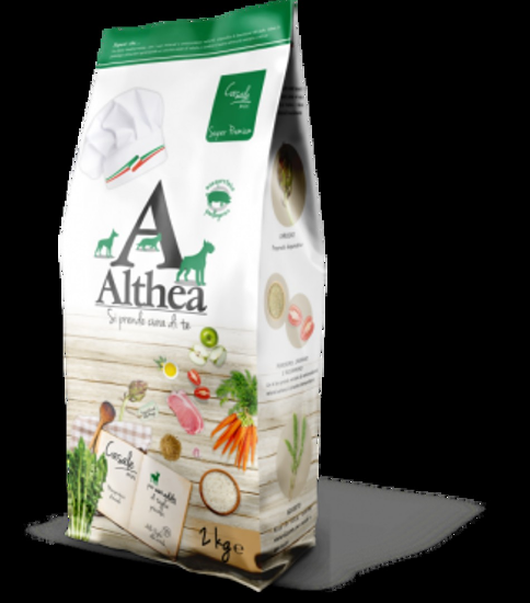 Althea Super premium - Супер премиум храна за възрастни кучета от средни и големи породи, монопротеична и хипоалергенна със свинско месо, 14 кг.