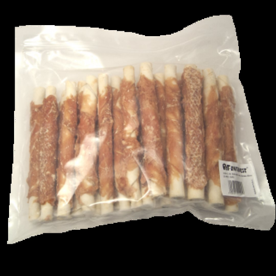 Pet Interest Deli Chewsticks with chicken - Лакомство за кучета, вкусни пръчици волска кожа увити с пилешко, 25 х 20 см. /1450 гр