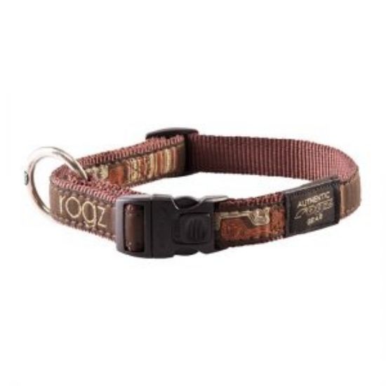 Rogz Fancy Dress Collar Medium Mocha - Нашийник за кучета 16мм/-26-40 см. мока