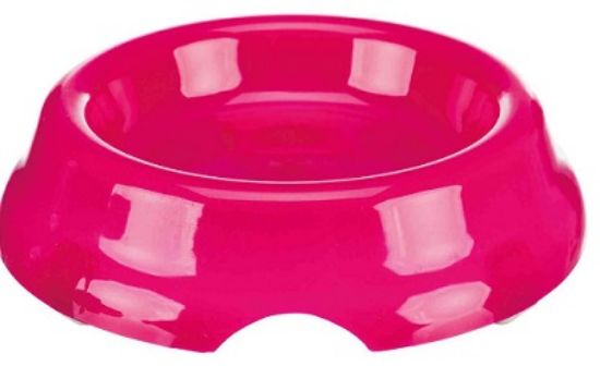 Trixie Plastic Bowl - Пластмасова купа за храна и вода за кучета и котки, 200 мл. - различни цветове