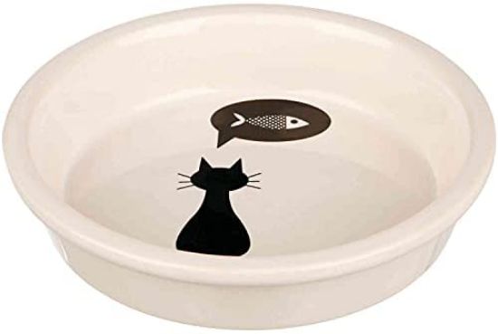 Trixie Cat ceramic Bowl - Керамична купа за котки за храна и вода, 250 мл.