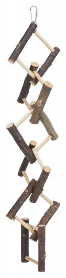Trixie Hanging Ladder - Дървена стълба за вълнисти папагали , канарчета и други птици 58см