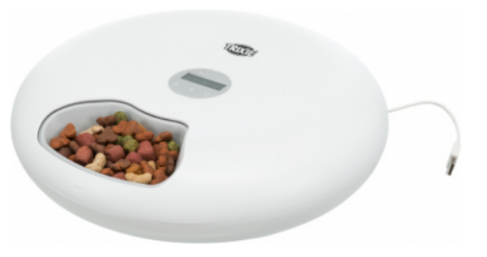 Trixie TX5+1 Automatic Food Dispenser - Автоматична хранилка за котки и малки кучета, 180 мл.