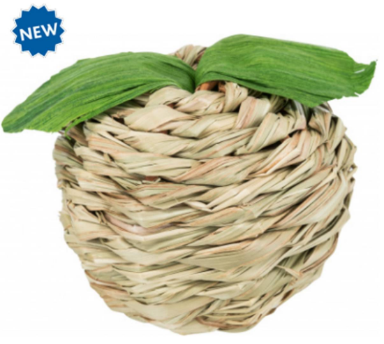 Trixie with maize husk - Играчка за зайци и малки гризачи с царевична обвивка, 7 см.