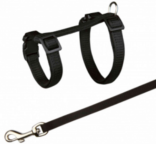 Trixie Guinea Harness - Комплект нагръдник с повод за морско свинче и зайци 21-35 см./10мм. повод 1.25 метра