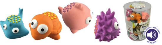 Croci Sealife - Играчка за кучета - морски животни 5/6 см