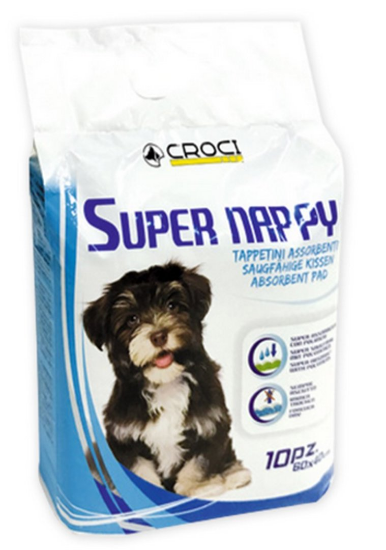 Croci Super Nappy- памперси за постилане, 60 x 40 см 10 бр.