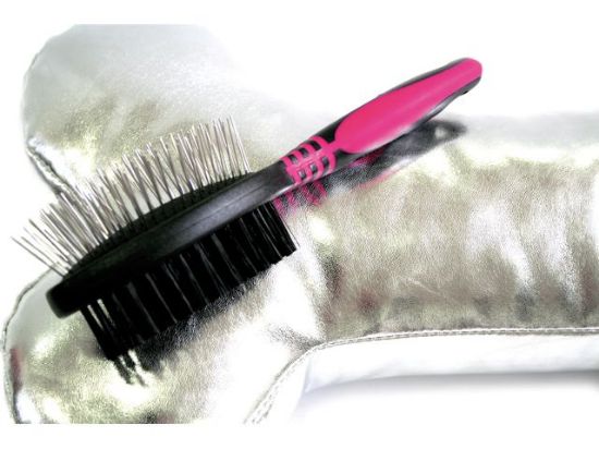 Croci Grande четка за кучета и котки - двойна за дългокосмести