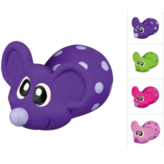 Trixie Mouse latex - латексова играчка мишка - различни цветове 8 см
