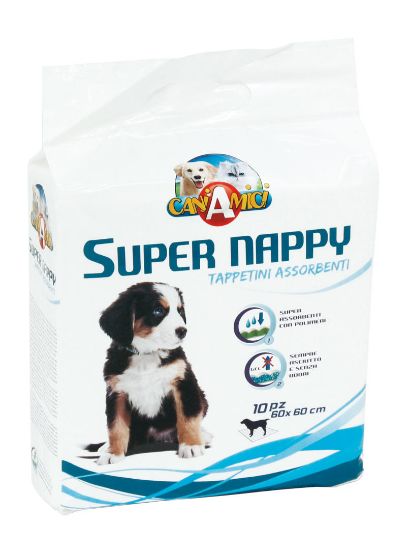 Croci Super Nappy - Памперси за постилане за кучета 10 бр 60 х 90 см