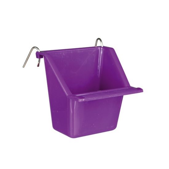 Trixie Hanging Bowls with Wire Holder, Plastic - хранилка за птици - 65 мл 6 × 6 см
