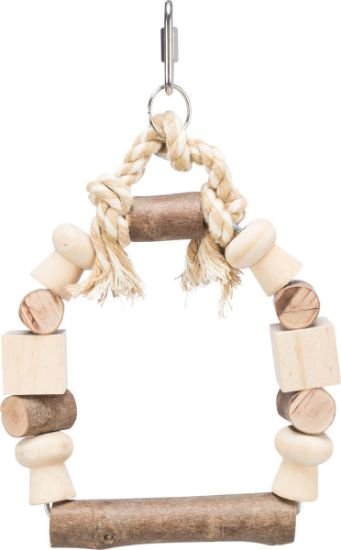 Trixie Arch Swing - люлка с декорации за средни и големи папагали 20 / 29 см.