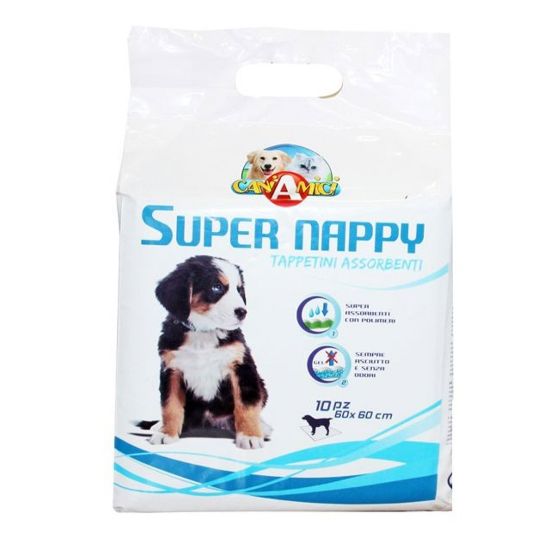 Croci Super Nappy - Памперси за постилане за кучета 10 бр 60 х 60 см