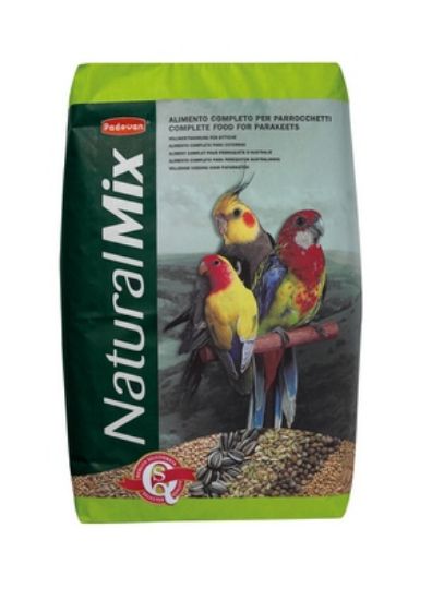 Padovan Naturalmix Parakeets Пълноценна храна за средни папагали 20 кг.