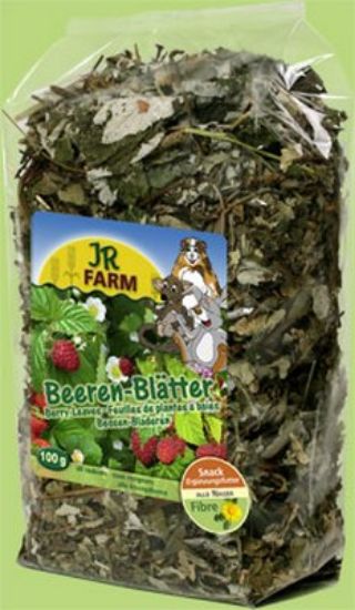 JR Farm - Специалитет, лакомство - Ягодоплодни листа за гризачи - 100 гр.