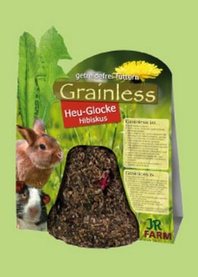 JR Farm - Специалитет, лакомство - Беззърнена камбана със сено за гризачи - 1 бр. - 125 гр.