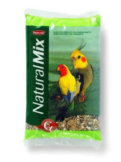 Padovan Naturalmix Parakeets Пълноценна храна за средни папагали 850 гр.