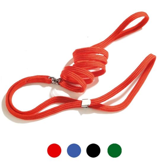 Camon Set with peg - изложбен повод за кучета, 1200 мм / 5мм. / черен, син, зелен, червен