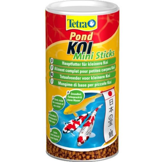 Tetra Pond KOI Sticks - пръчици за млади риби КОИ с размери от 10см до 25см 1л